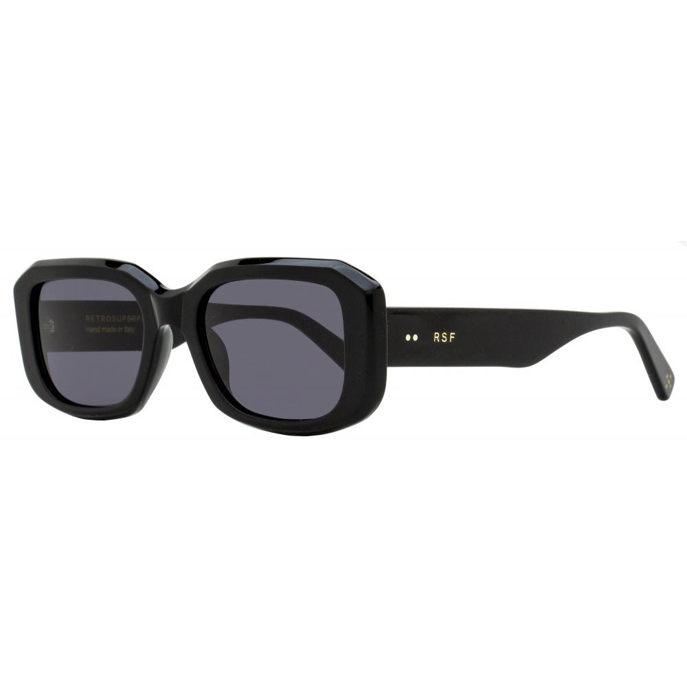 Retrosuperfuture Unisex Rectangular Sunglasses Voce Vaj Black 54mm Vaj