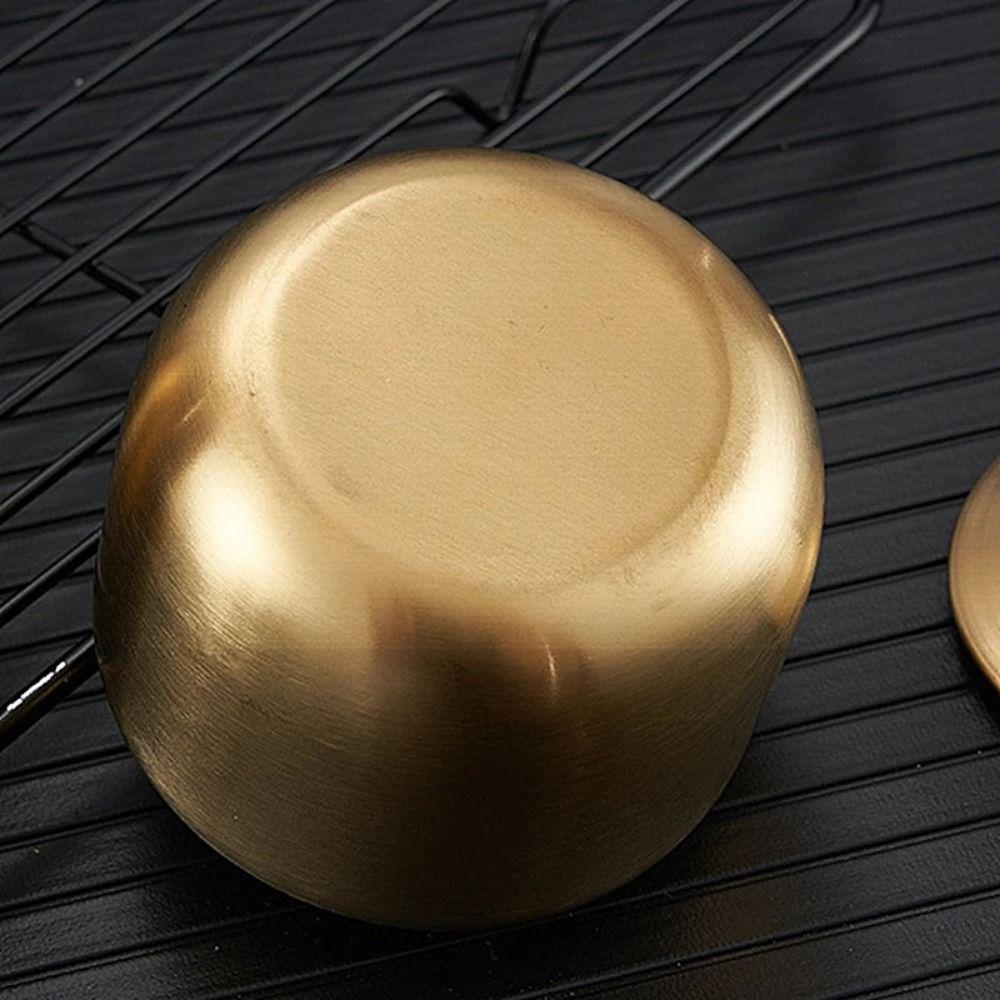 Stainless Steel Storage Jar Gold Silver Seasoning Pot Useful Small Condiment Container Restaurant
