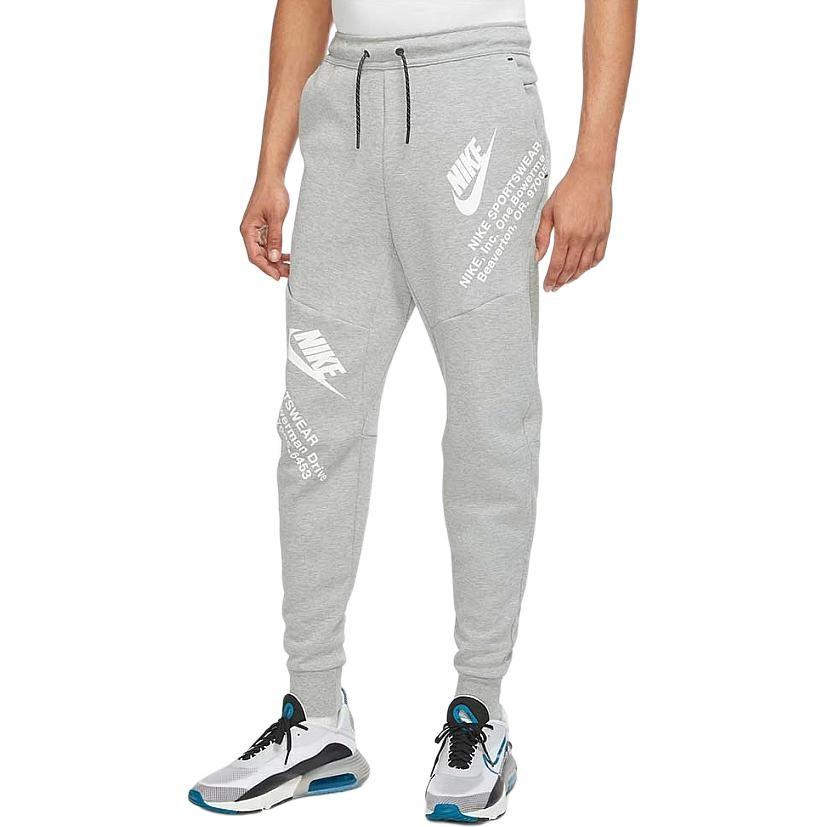 Nike Спортивные штаны Tech Fleece с графическим принтом DM6480-063