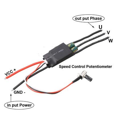 3-фазный драйвер бесщеточного двигателя постоянного тока 7-24 В BLDC контроллер ESC электроинструмент