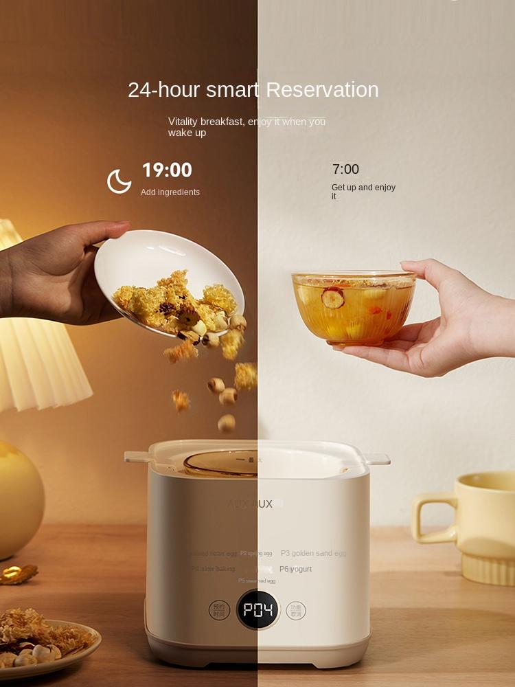 220V Home Electric Egg Boiler Automatic Egg Steamer Food Cooking Machine Multi Cooker for Breakfast