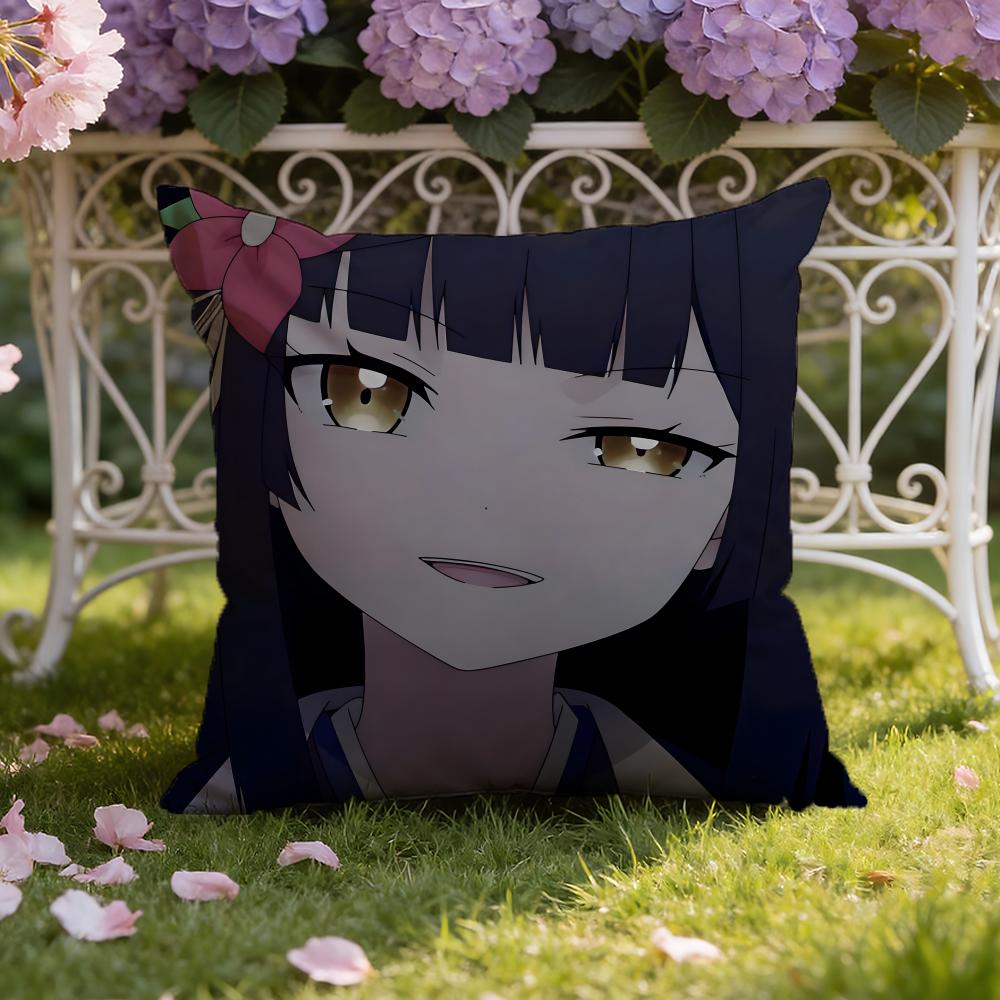 Аниме S-Сасаки и Пипс Наволочка для подушки Домашняя и автомобильная Двухцелевая наволочка: Двусторонняя конструкция для максимального комфорта