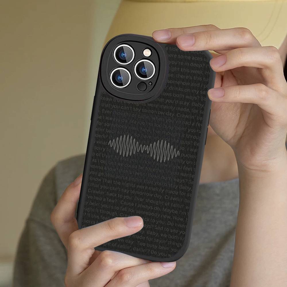 Чехол для телефона с логотипом A-Arctic M-Monkeys для iPhone 16 15 14 13 Pro Max 11 12 Plus Кожаный силиконовый чехол