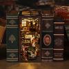 Wooden DIY Dollhouse Miniature 3D Bookstand Holiday Gift Architectural Scenario (Authentic Repair Shop)