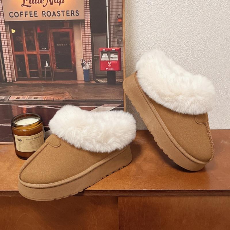 Осень и зима новые бархатные утолщенные шерстяные теплые хлопковые туфли женские матовые закрывающие ноги короткие зимние сапоги хлопковые сапоги