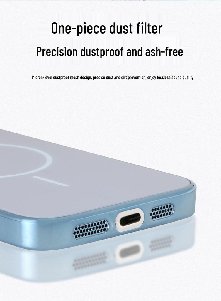 Магнитный чехол-кольцо Apple 16 Pro Max, матовый, с гальваническим покрытием, мягкий защитный чехол