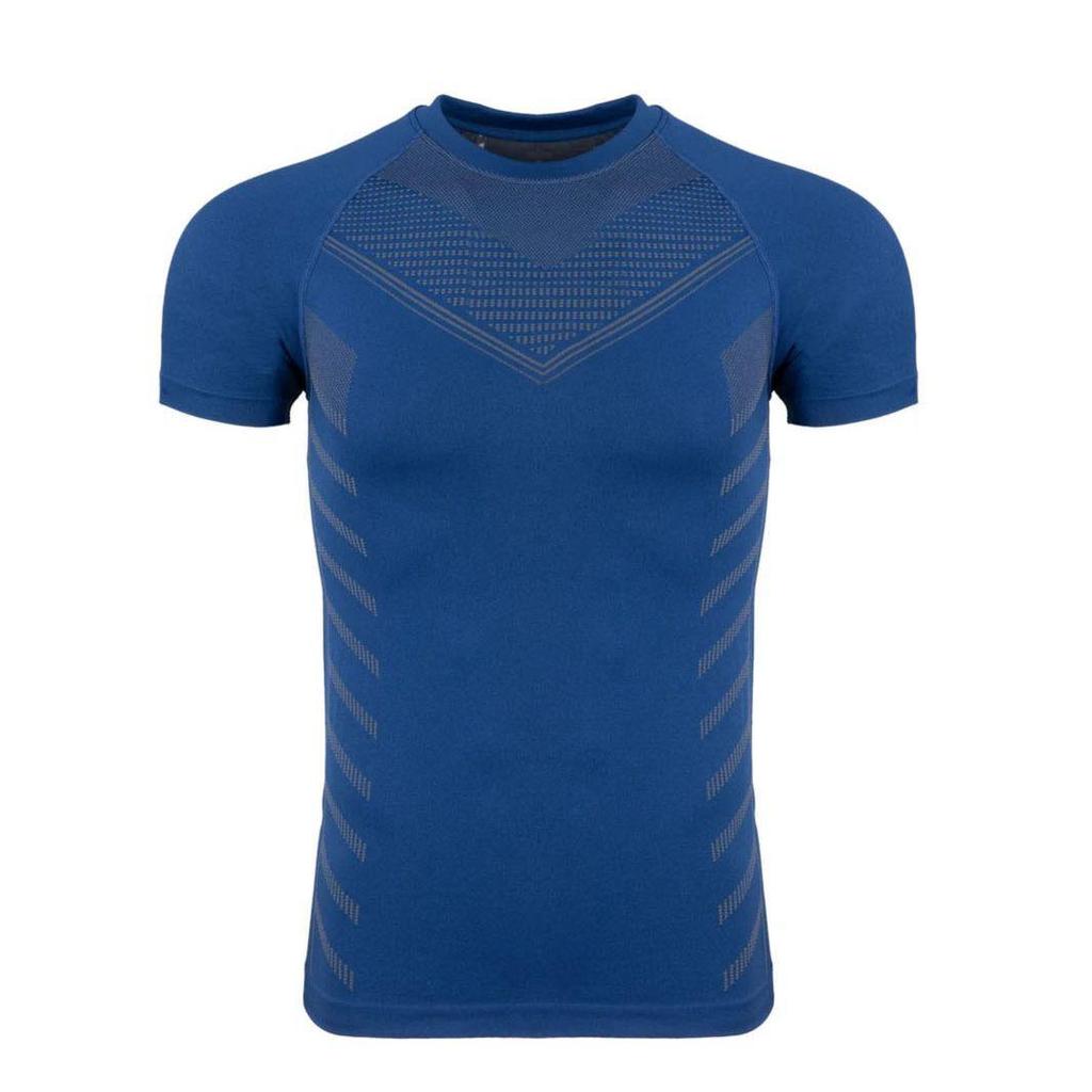 Men's Quick-Dry Breathable High-Elasticity Tight-Fit Raglan Sleeve Sports T-Shirt