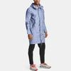 Under Armour Однотонная мужская куртка средней длины с капюшоном, синяя, выбеленная 1360414-420
