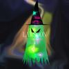 Halloween Decoration Luminous Hat Ghost LED Hat Garden Party Decoration Props Glowing Cute Witch Hat Halloween Pendant