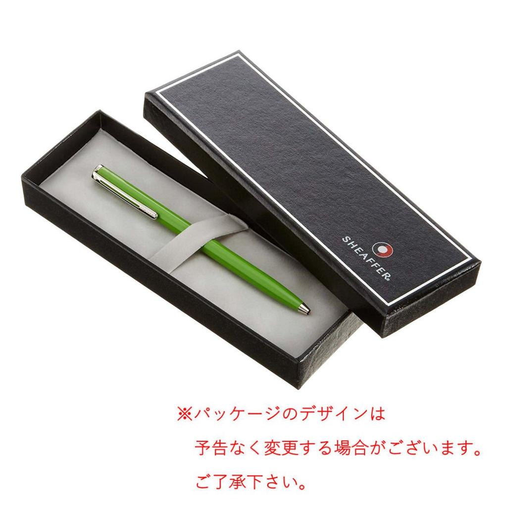 Шариковая ручка Sheaffer Agio AGIO9081BP Модный зеленый Официальный импорт На масляной основе