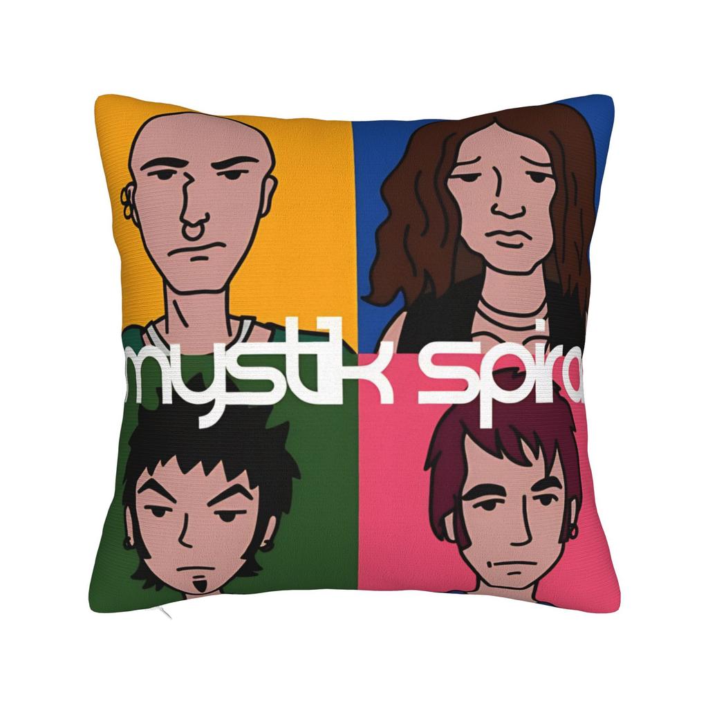 Darias Cartoon Square Pillow Cases Funny Meme Cushion Covers Vintage Zipper Decorative Throw Pillow Case Cover for Home cm