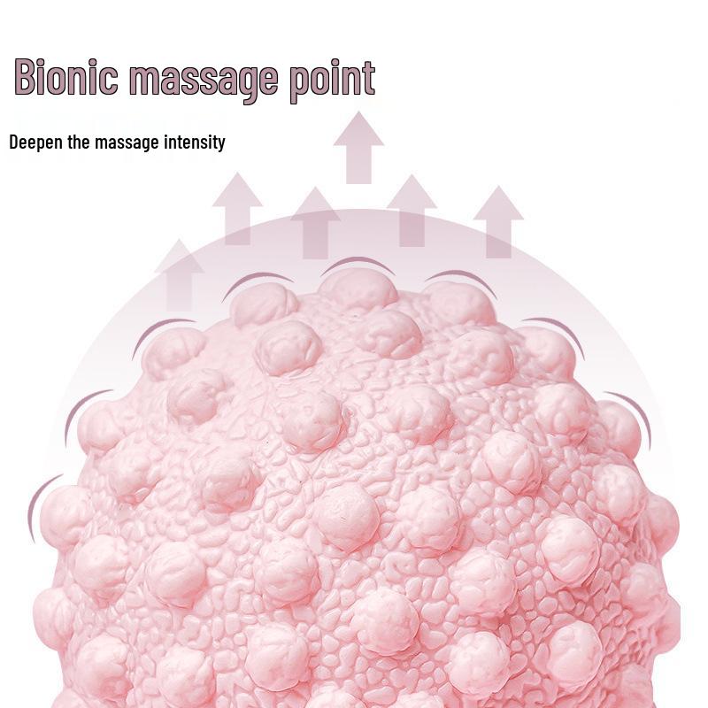 Фасциальный мяч для массажа мышц и подошвенной фасции – Идеально подходит для йоги, фитнеса, расслабления плеч, шеи, талии, стоп и спины.