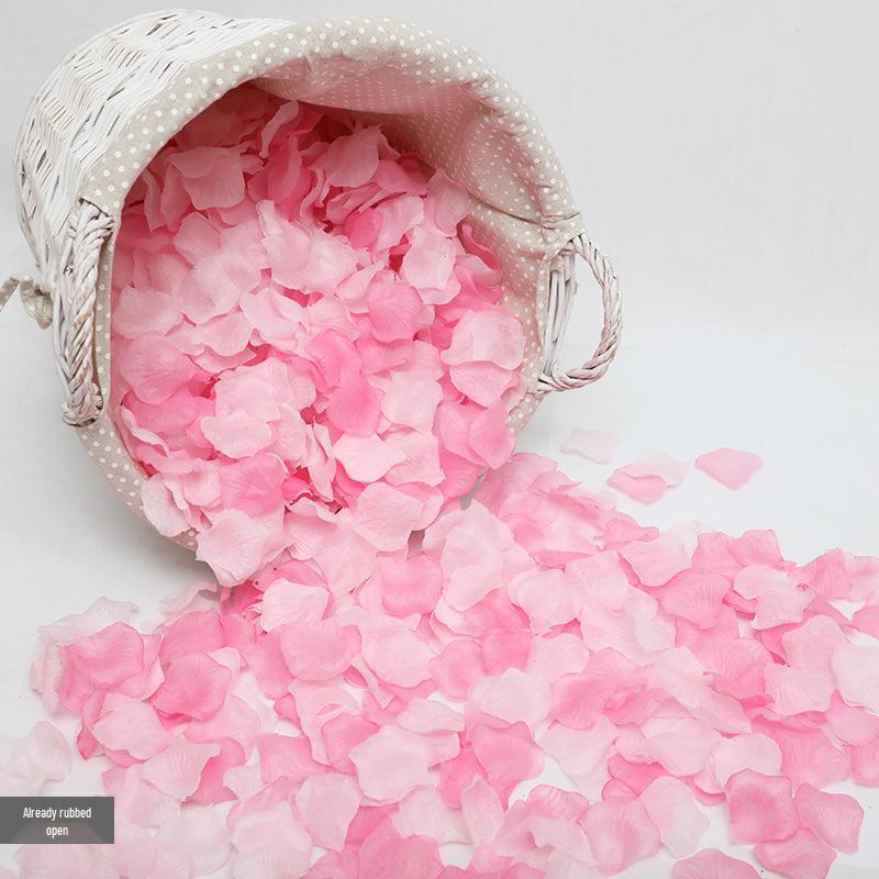 Романтический Свадебный Декор для Помолвки: Искусственные лепестки красной розы