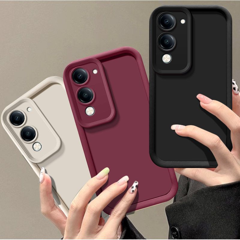 Для vivo Y04 Чехол VIVO Y04s Чехол для телефона vivo Y29t Y29S Y19S GT T4 Lite 5G Защита от падения Роскошный Конфетный Матовый Мягкий Чехол