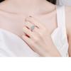 Bague Ringen Классическое кольцо с муассанитом сияющей огранки из стерлингового серебра 925 пробы 3 карата с бриллиантами, обручальные кольца для женщин