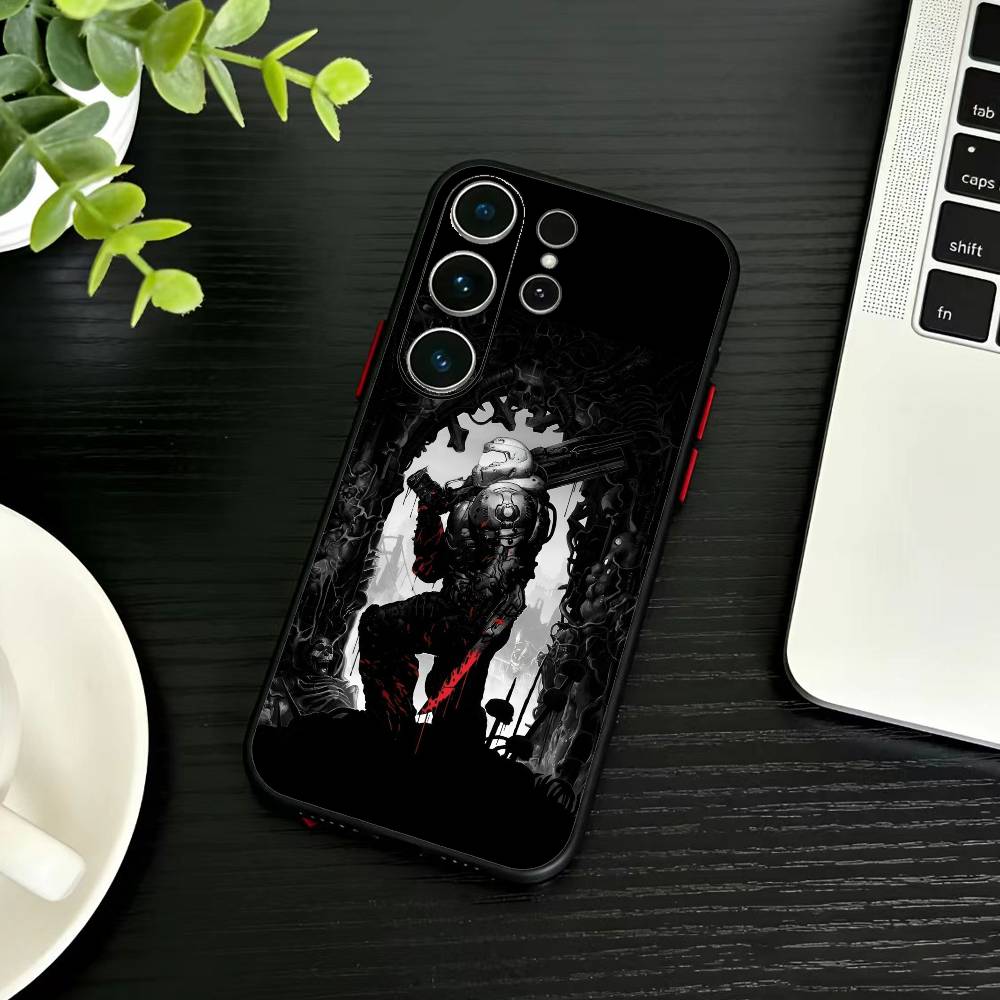 Чехол для телефона G-Game D-doom Для Samsung S26,S25,S24,S23,S22,S21,S20,Plus,Fe,Lite,Другие Черный Чехол