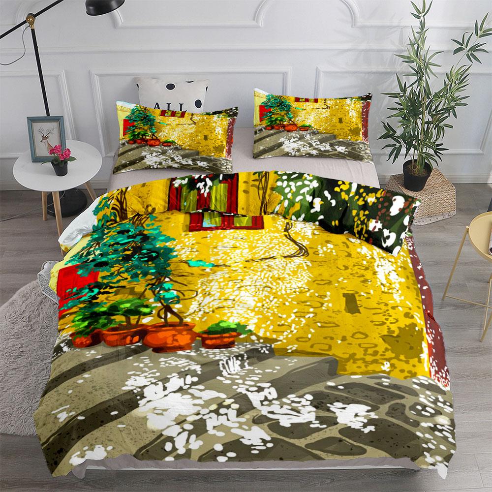 Комплект пододеяльников Country Cottage Ibérian UK Single Double Queen King US Twin Full King Size Комплект постельного белья