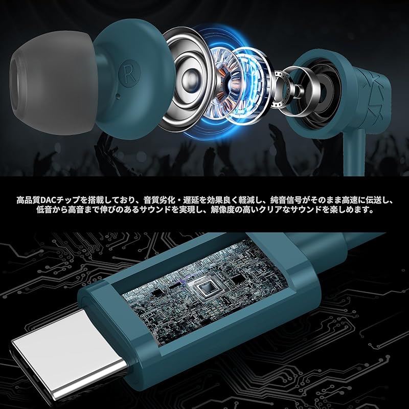 type c earphones wired microphone With remote control Compatible iPhone 16 15 for Google Pixel 9Pro 8a 7a Call available Type for