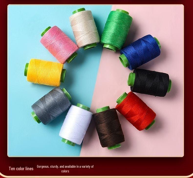 Портативный бытовой швейный набор: Многофункциональный набор для шитья с иглами и нитками в сумке для хранения