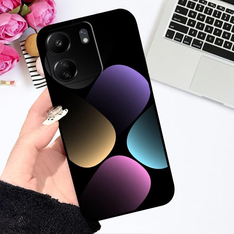 Чехол для Xiaomi Poco C65 Redmi 13C 4G Милый Мультяшный Чехол Мягкий Силиконовый Чехол для Телефона Для Xiaomi Redmi 13C Poco C65 C 65 Бампер