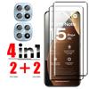 [2 + 2 штуки] 4 в 1 3D Изогнутая Пленка из Закаленного Стекла для Xiaomi Redmi Note 15 5G/4G Note 15 Pro 15Pro+ 5G Защитная Пленка для Объектива Защитная Пленка для Экрана Камеры