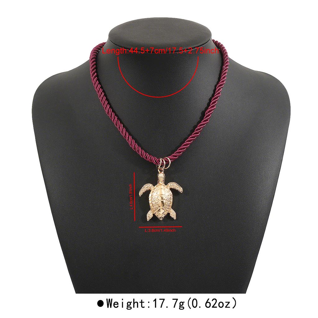 Tooxika Персонализированное ожерелье ручной работы в океанском стиле, летнее, для пары, для подруг, разноцветное веревочное ожерелье