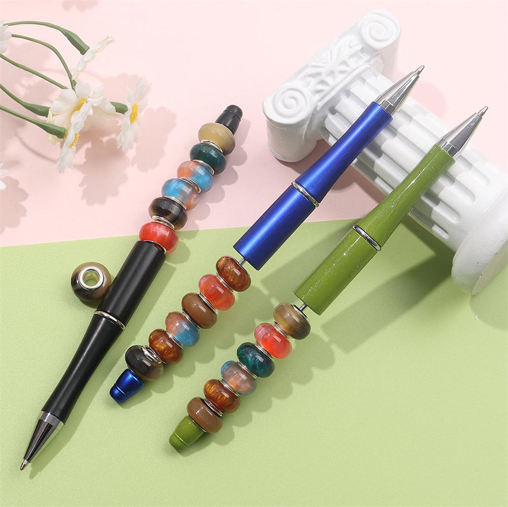 30/50/100 шт. 14 мм стеклянные европейские бусины с большим отверстием, прозрачные прокладки, свободные бусины для самостоятельного изготовления ювелирных изделий, поделок своими руками