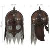 Viking Warrior Helmet Replica LARP Copper , Steel