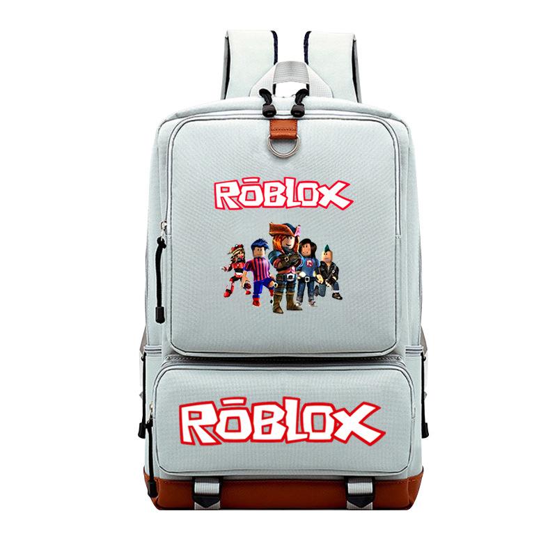 Game Merchandise Personalized Print Cartoon Backpack Virtual World Roblox Student Fashion Bag