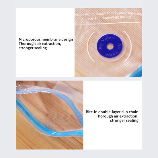 Mini Vacuum Sealer Machine Good Sealing Moisture-Proof 2-in-1 Extraction Inflation Rechargeable Kitchen Gadget for Meat Fish Vegetables Fruits