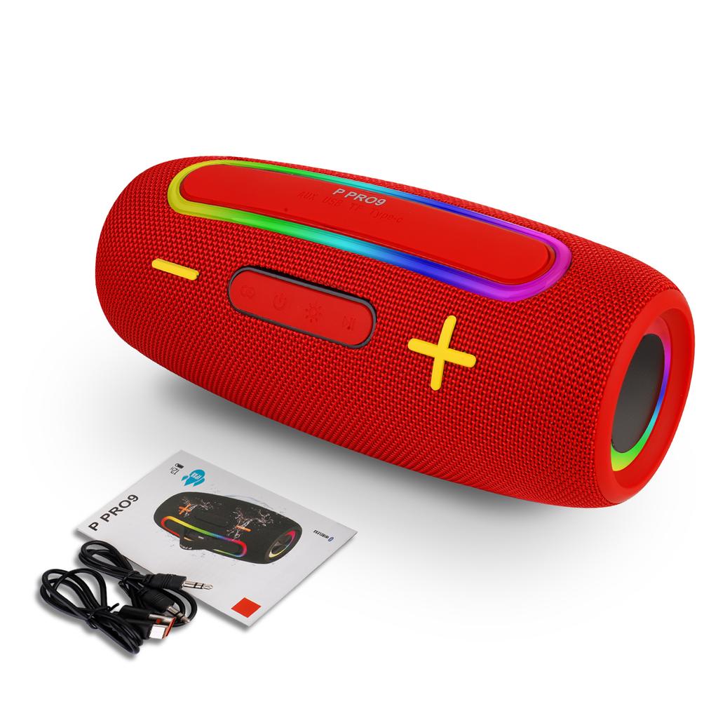 PRO9 20W Portable Wireless Bluetooth Speaker BT 5.0 Boombox Mini Loudspeaker for Home Party