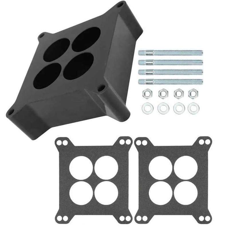 For Holley Chevy 4Bbl Sbc Bbc Engine Carburetor Spacer 2In 4 Hole Open Center Style Replacement For Holley Carb