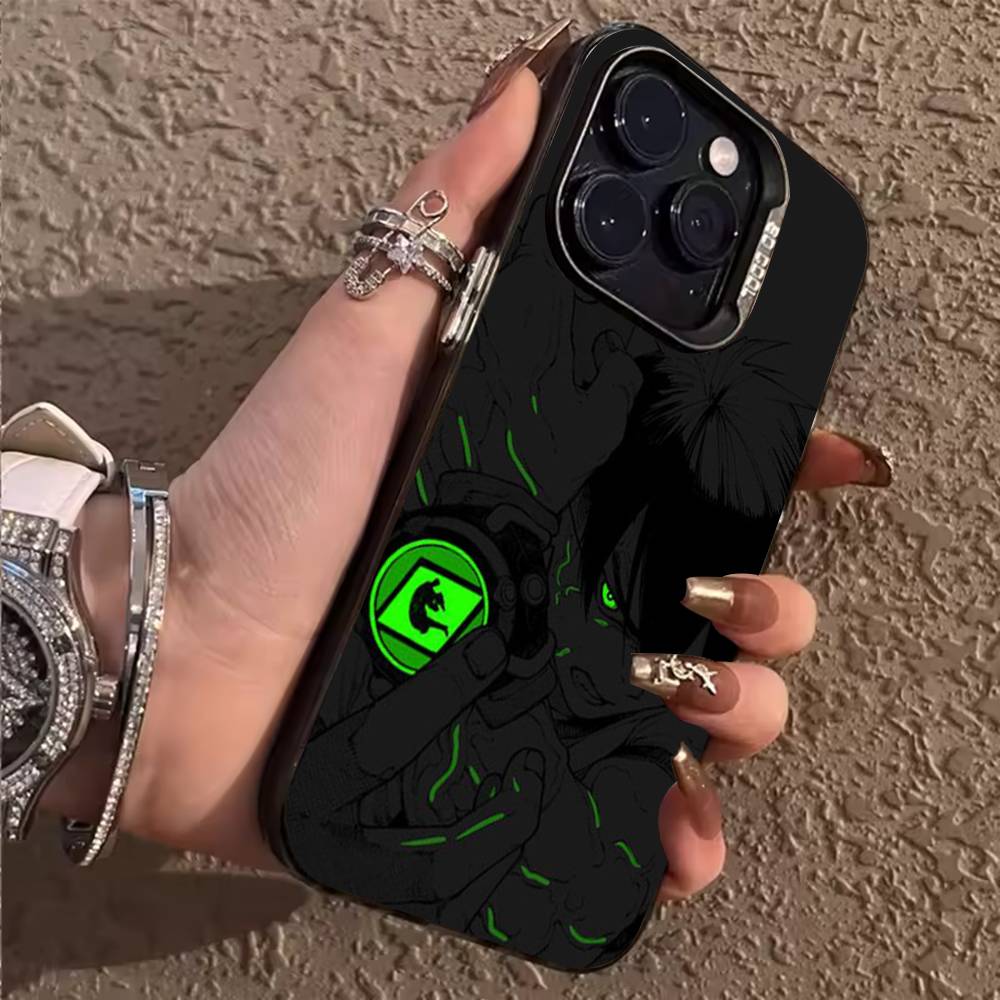 Чехол для телефона-часов B-Ben10 O-Omnitrix для iPhone 17,16,15,14,13,12,11,Pro,X,XS,Max,Plus Мягкий Черный Чехол