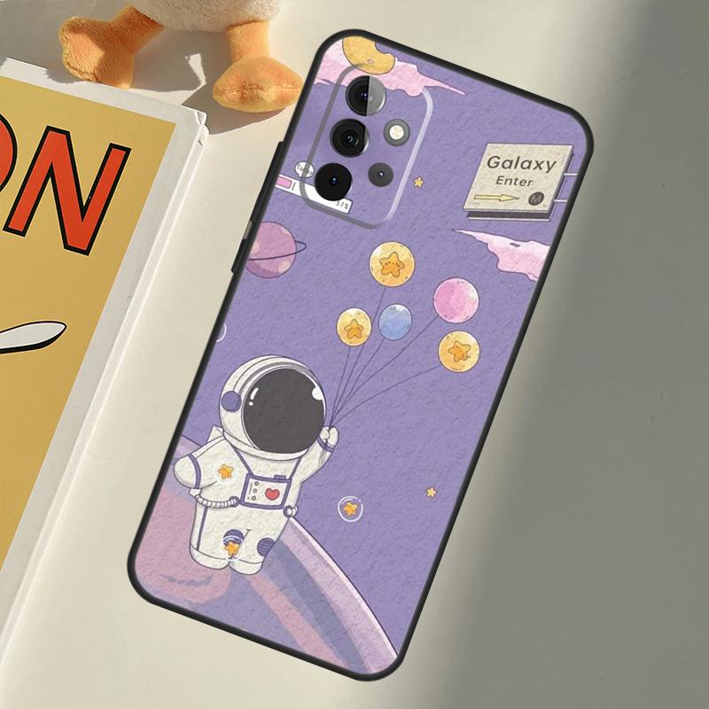 Star Astronaut Cute For Samsung Galaxy A15 A55 A35 A53 A33 A13 A36 A56 A26 A16 A22 A32 A52 A54 A34 A05 A06 Case