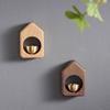 Wood Doorbell Dopamine Wind Chime Hanging Japanese Style Doorbells Home Decorative for Refrigerator Doors Restaurant Home