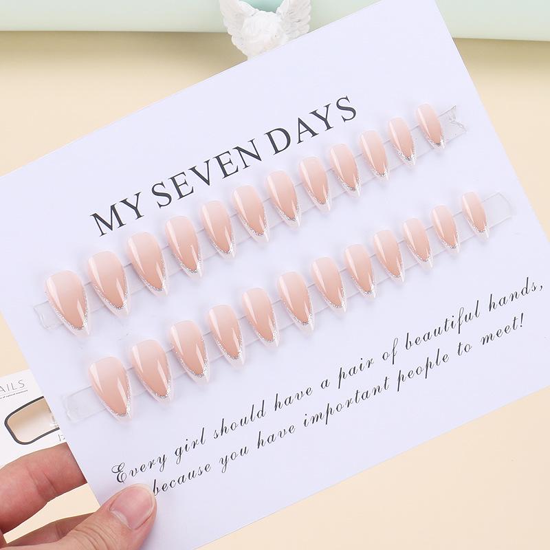 Трендовые съемные нюдовые гелевые наклейки для ногтей – Готовые к носке стильные маникюры