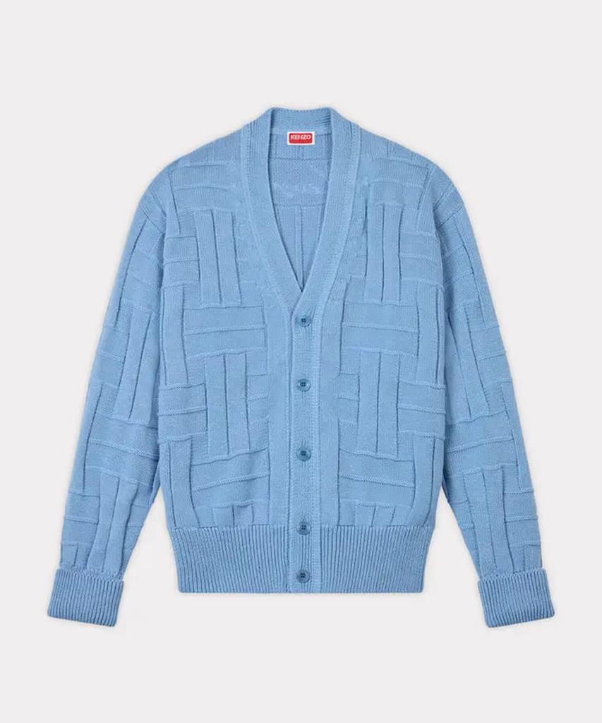 Kenzo Men'S Weave Cardigan_K255Amgw01Lbx