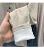 Женский топ-henley с длинным рукавом из имитации кашемира Mousse – Базовый слой в пряном стиле Осень/Зима