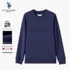 U.S. Polo Assn. Мужская хлопковая толстовка с круглым вырезом и логотипом