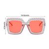 Women Fashion Rhinestone Sunglasses Steampunk Vintage Rhinestone Sunglasses Lens Sun Glasses Shades for Female