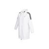 Adidas Sport Training Casual Fleece-Lined Hooded Jacket Women Outerwear White HG1848