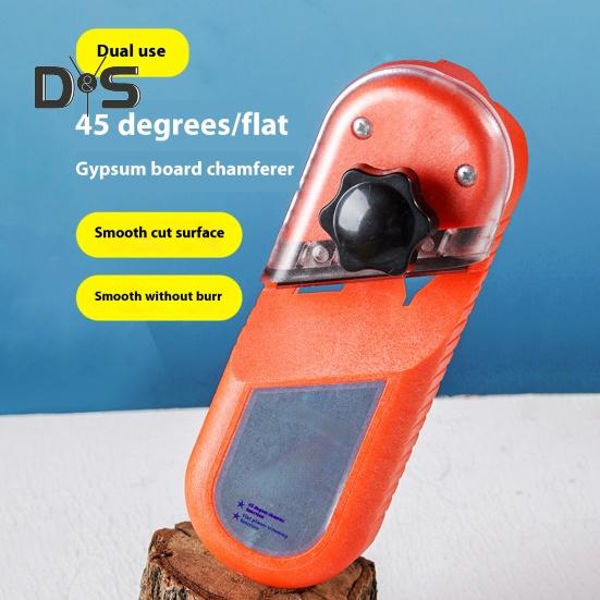 Инструмент для снятия фаски с гипсокартона Быстрый резак для гипсокартона Компактный дизайн Портативный эффективный угловой рубанок для гипсокартона Инструмент для обрезки