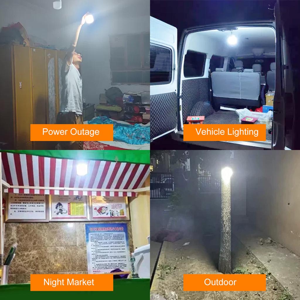 Rechargeable Bulb Night Market Lights Stall Lights Stall Lights Bulb Outdoor Home Emergency USB