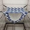 Adjustable Lanyard Kitten Swing Bed Sleeping House Cat Hanging Bed Cat Cage Hammock  Guinea Pig