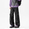 Flat Pocket Parachute Pants For Men Casual Baggy Cargo Pants Unisex Street Pants Drawstring Trouser