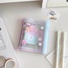 Cartoon Transparent Binder Double Buckle Photo Storage Book New Yearly Daily Weekly Notepad