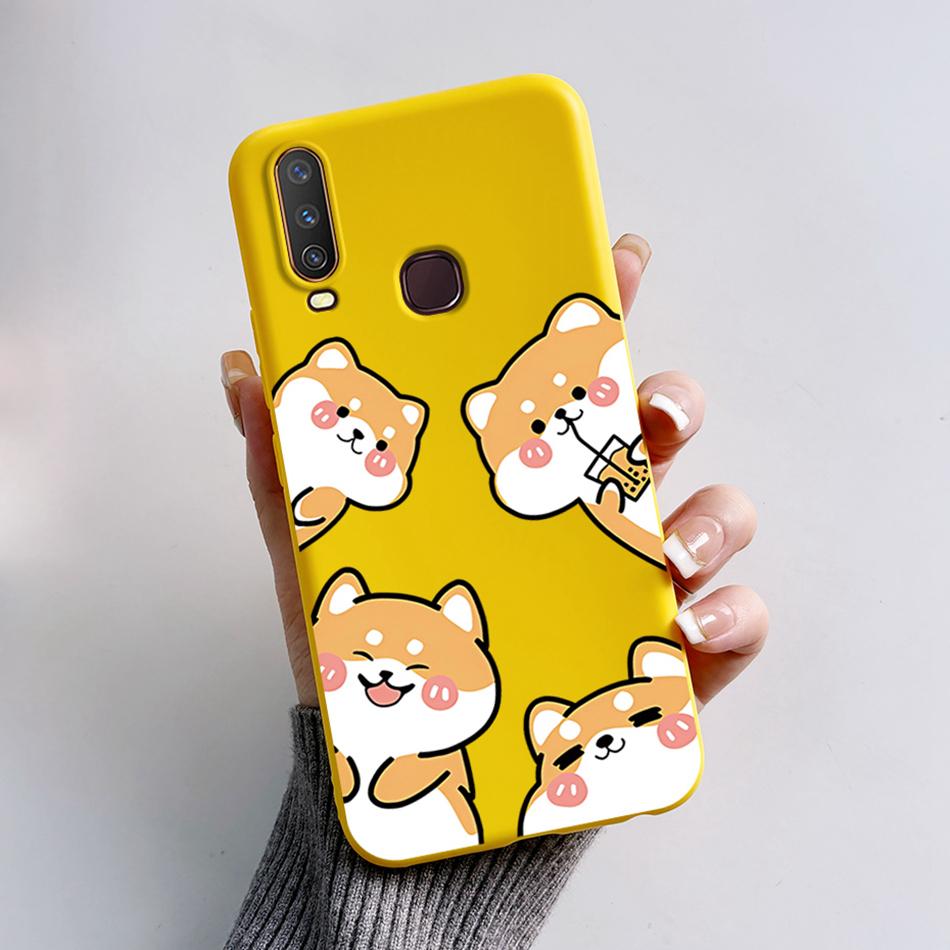 For Vivo Y12 Case 1904 1940 Cartoon Bear Frog Cover For Vivo Y15 Y17 1902 1901 Soft Silicone Phone Case For Vivo Y17 Y12 Bumper