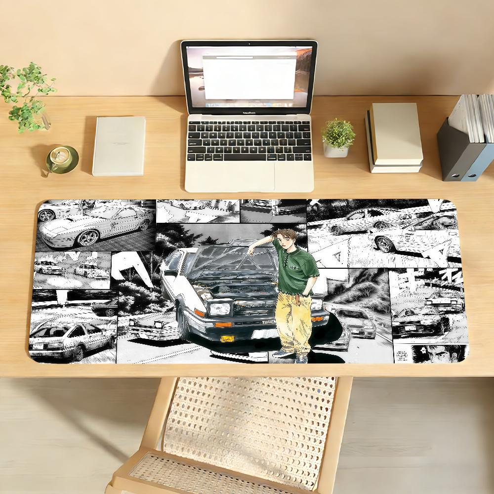 Комикс I-Initial D Коврик для мыши Противоскользящий Резиновая кромка Зафиксированный Утолщенный Коврик для игрового стола ноутбука