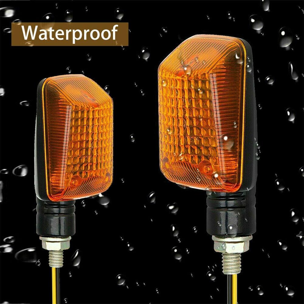 Turn Heads On Your Bike with Black Tinted Motorcycle Turn Signals 4 Piece Set!