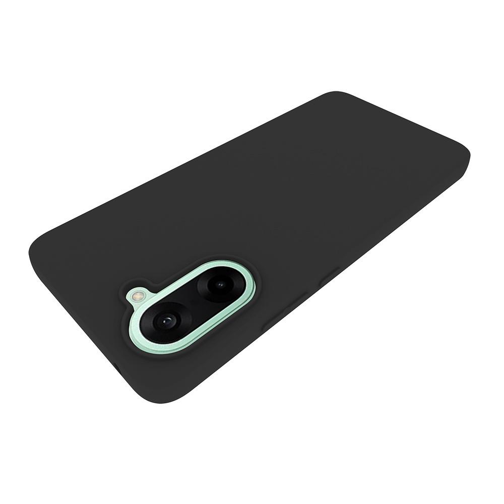 For OnePlus Nord CE5 5G/Ace 5 Racing 5G TPU Case WANLONFENG MS Series Matte Back Cover with Tempered Glass (Big Hole Lens)